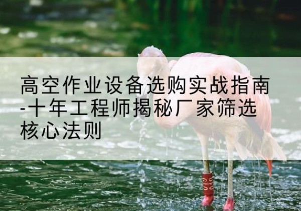 辉县剪叉式升降机厂家-高空作业设备选购实战指南-十年工程师揭秘厂家筛选核心法则